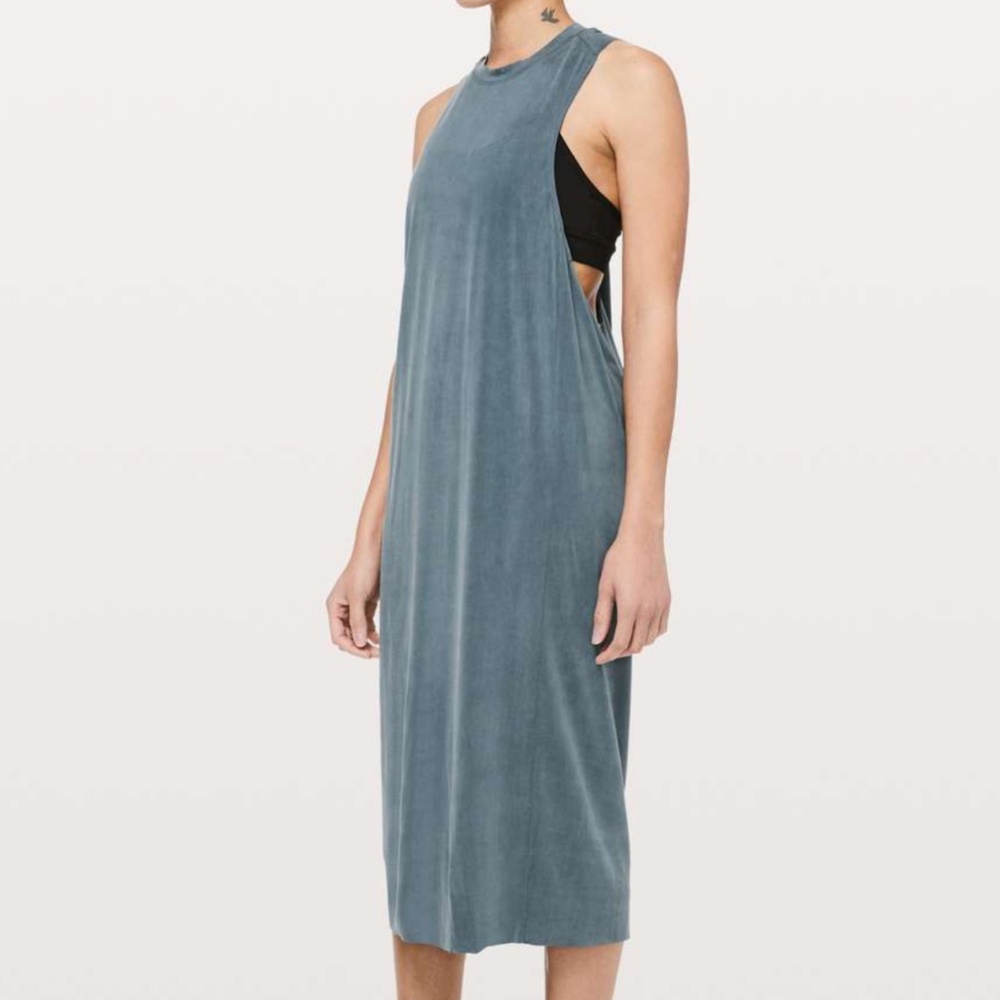 Lululemon Flutter Dress Lululemon Lab In Mystic Green